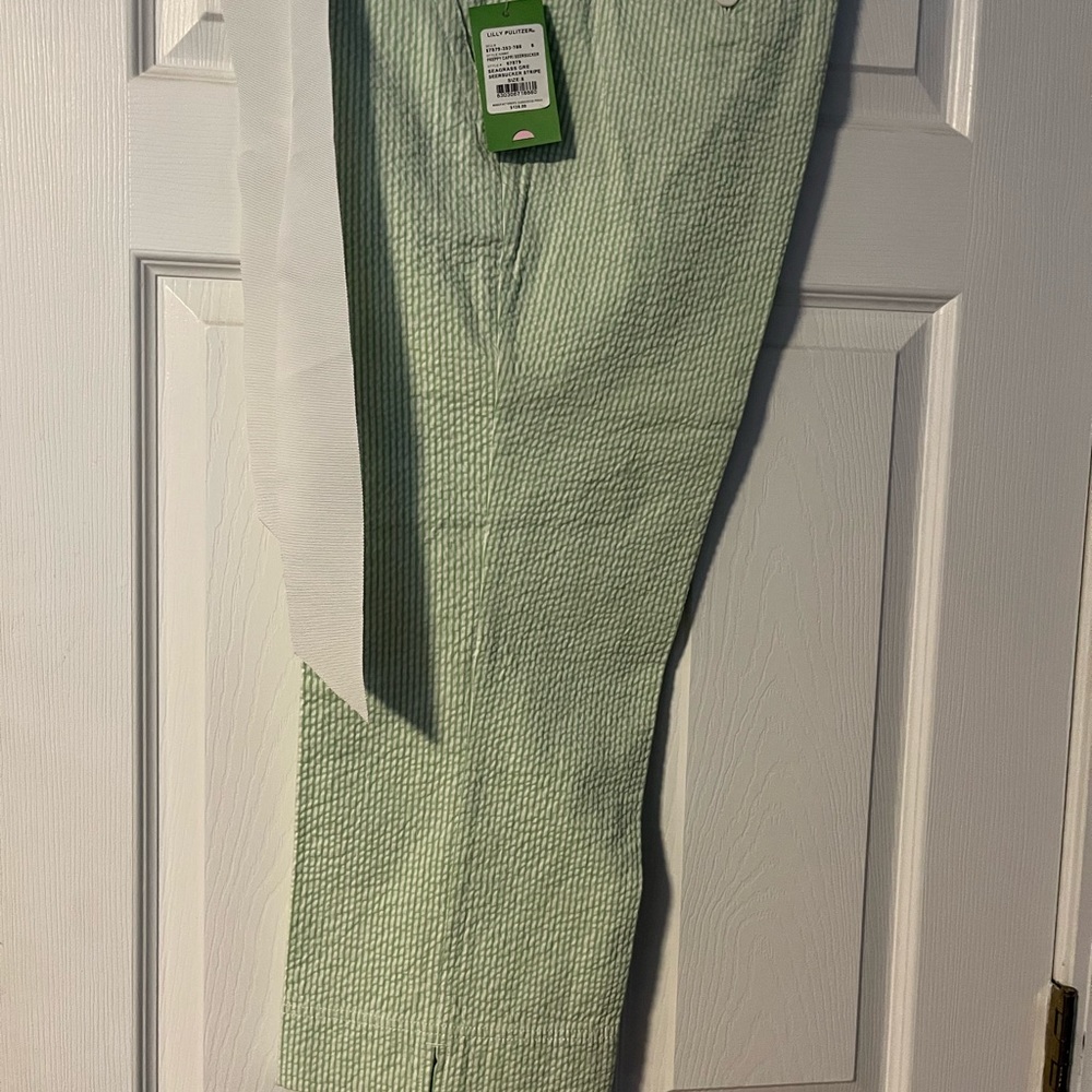 Lilly Pulitzer seersucker pant! Unique vintage.Lilly Pulitzer COLLECTION - Picture 7 of 8
